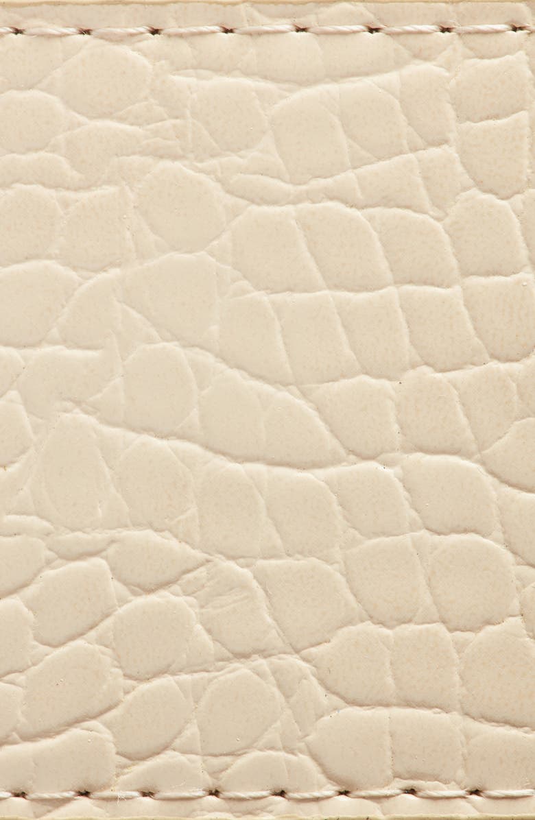 Nordstrom Sloan Croc Pattern Belt, Alternate, color, Tan Shore