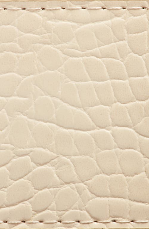 Nordstrom Sloan Croc Pattern Belt In Tan Shore