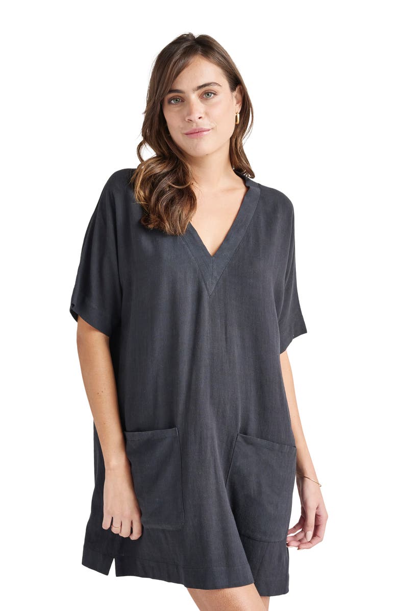 Splendid Viola Elbow Sleeve Shift Dress, Alternate, color, 