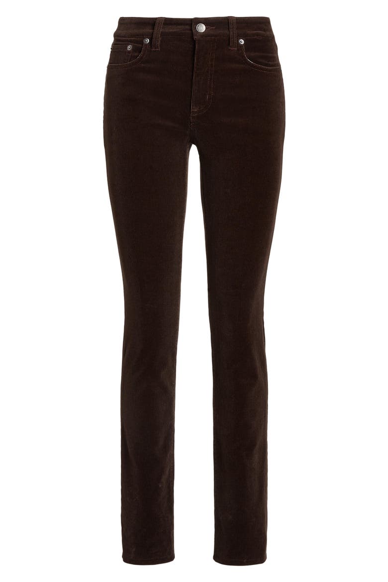 Stretch Corduroy Straight Leg Pants, Alternate, color, CIRCUIT BROWN