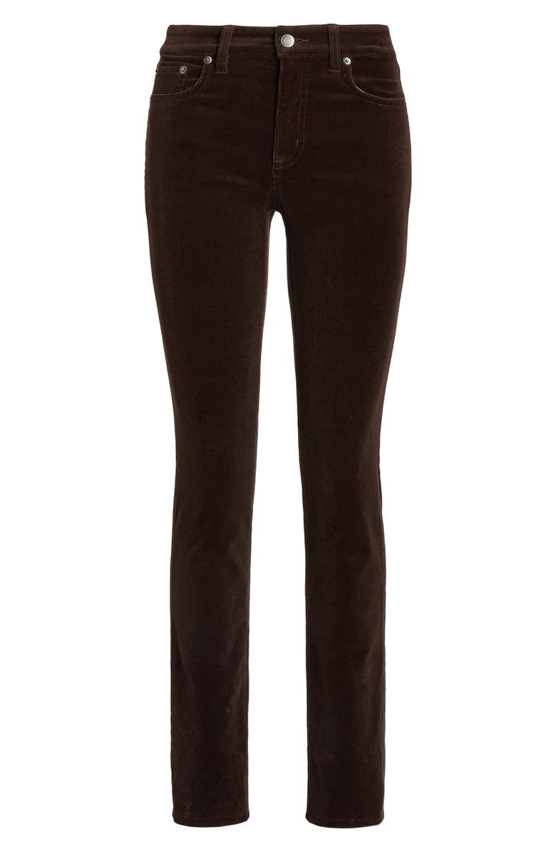 Lauren Ralph Lauren Stretch Corduroy Straight Leg Pants, Alternate, color, Circuit Brown