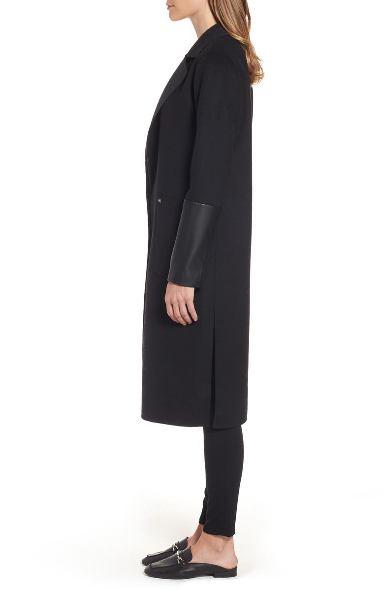 MICHAEL Michael Kors Double Face Wool Blend Duster, Alternate, color, 