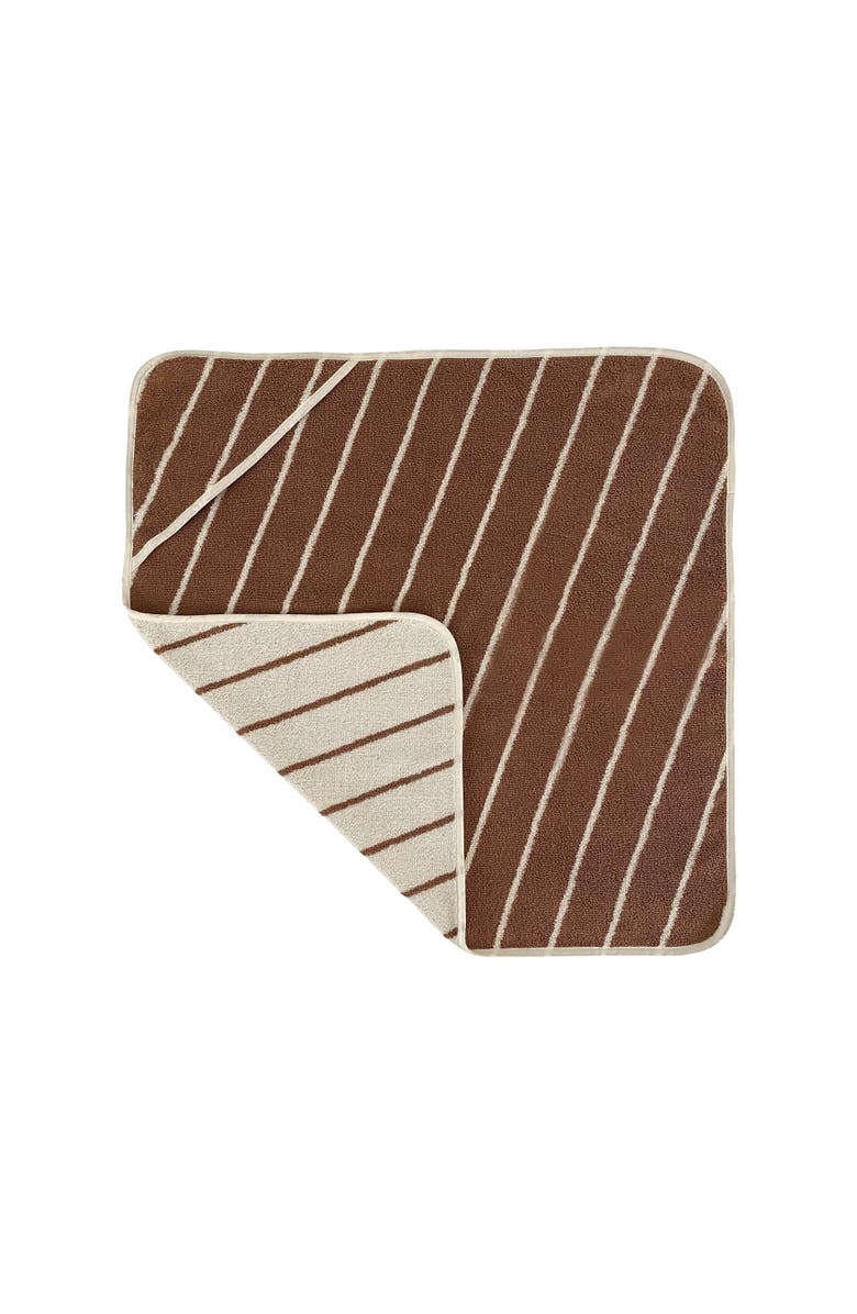 OYOY Raita Hooded Towel, Main, color, Cloud / Caramel