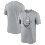 Nike Men's Nike Gray Dallas Cowboys Legend Icon Dri-FIT T-Shirt