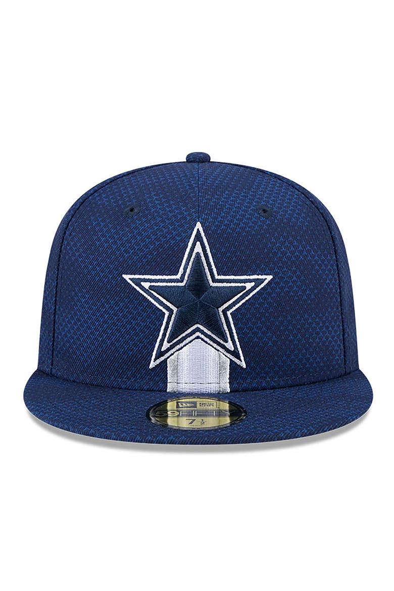 Men's New Era  Navy Dallas Cowboys 2024 Sideline 59FIFTY Fitted Hat, Alternate, color, Navy