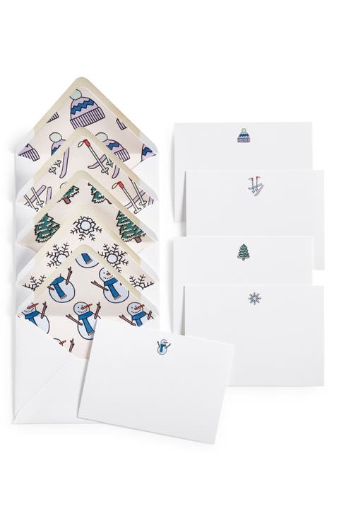 Set of 10 Note Cards & Envelopes
