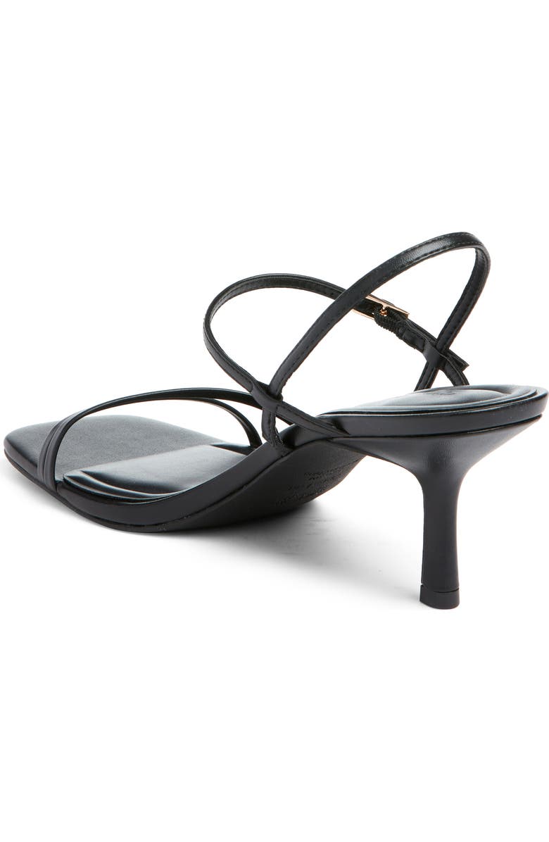 Open Edit Rania Square Toe Sandal, Alternate, color, Black