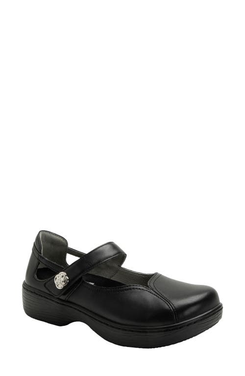 Alegria By Pg Lite Onika Mary Jane Platform Clog In Black