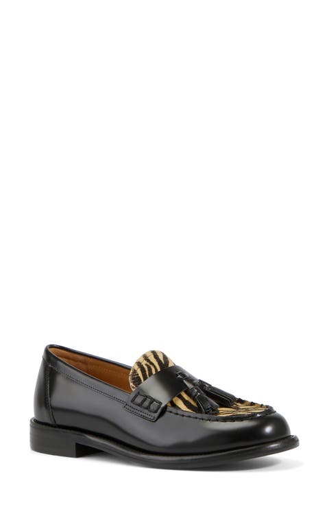 Linn Genuine Calf Hair Tassel Loafer (Women)