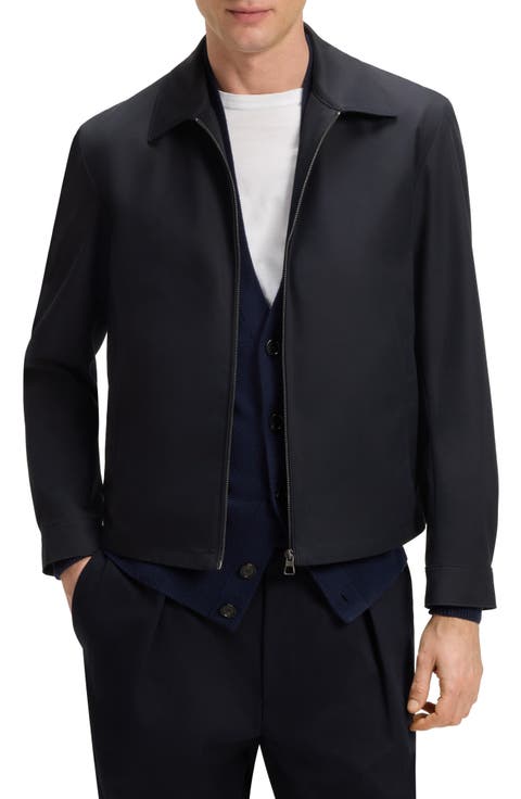 x BECKHAM Cotton Blend Zip Jacket