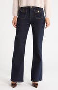 JASON WU Patch Pocket Bootcut Jeans