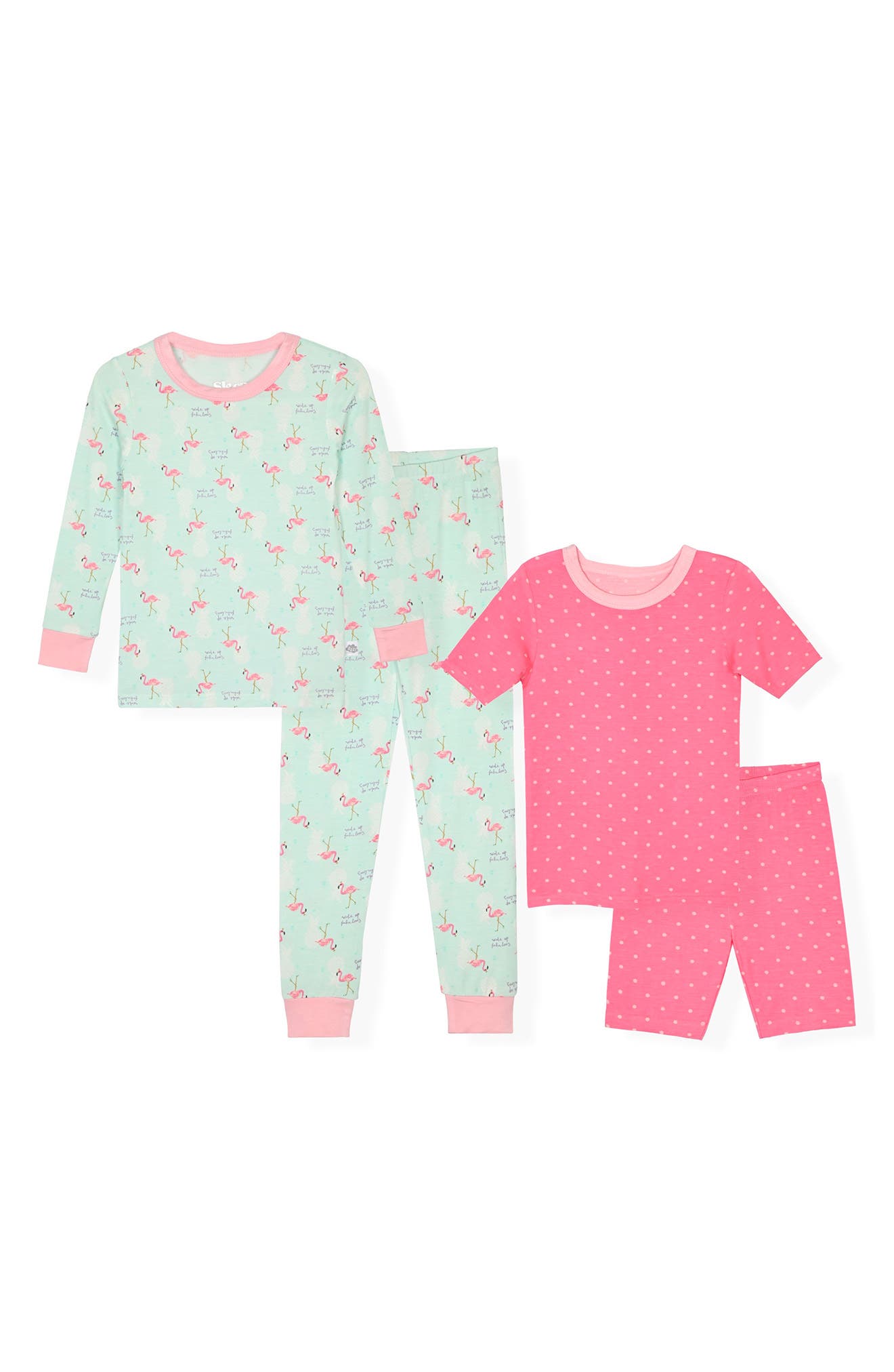 SLEEP ON IT Assorted 2-Pack Print Fitted Two-Piece Pajamas