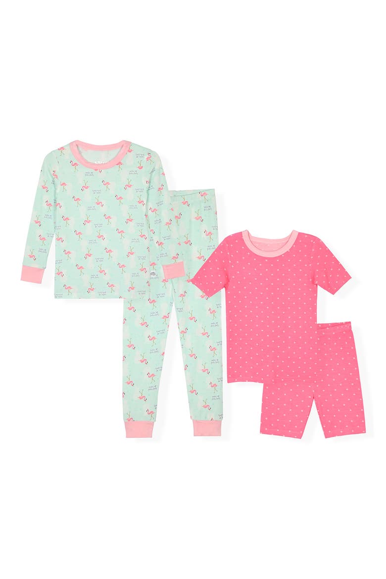 Kids' Assorted 2-Pack Print Fitted Two-Piece Pajamas, Main, color, MINT