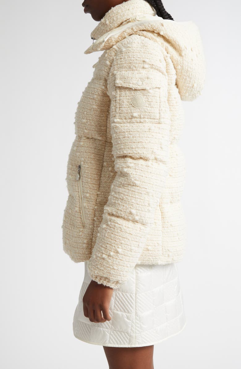 Moncler Fourmines Tweed Down Jacket, Alternate, color, 