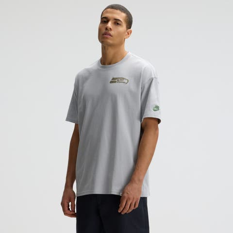 Men's Nike  Wolf Gray Seattle Seahawks 2025 Rivalries Collection Essential Max90 T-Shirt
