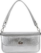 Persaman New York Margaux Metallic Leather Shoulder Bag