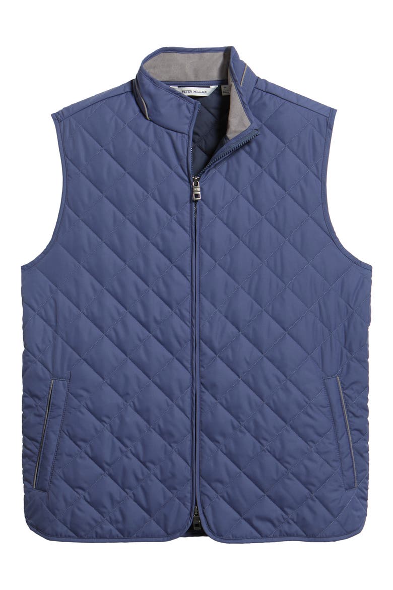 Essex Quilted Vest, Alternate, color, CROWN BLUE