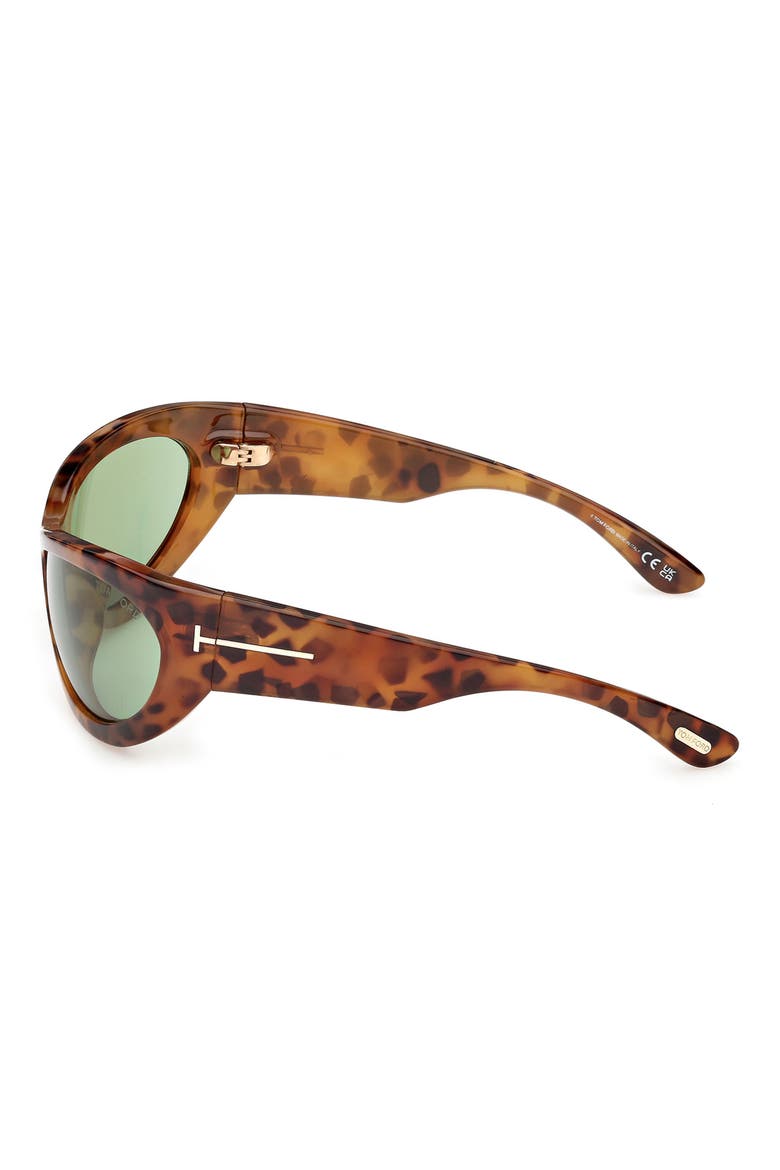 Leona 62mm Cat Eye Sunglasses, Alternate, color, COLOURED HAVANA / GREEN