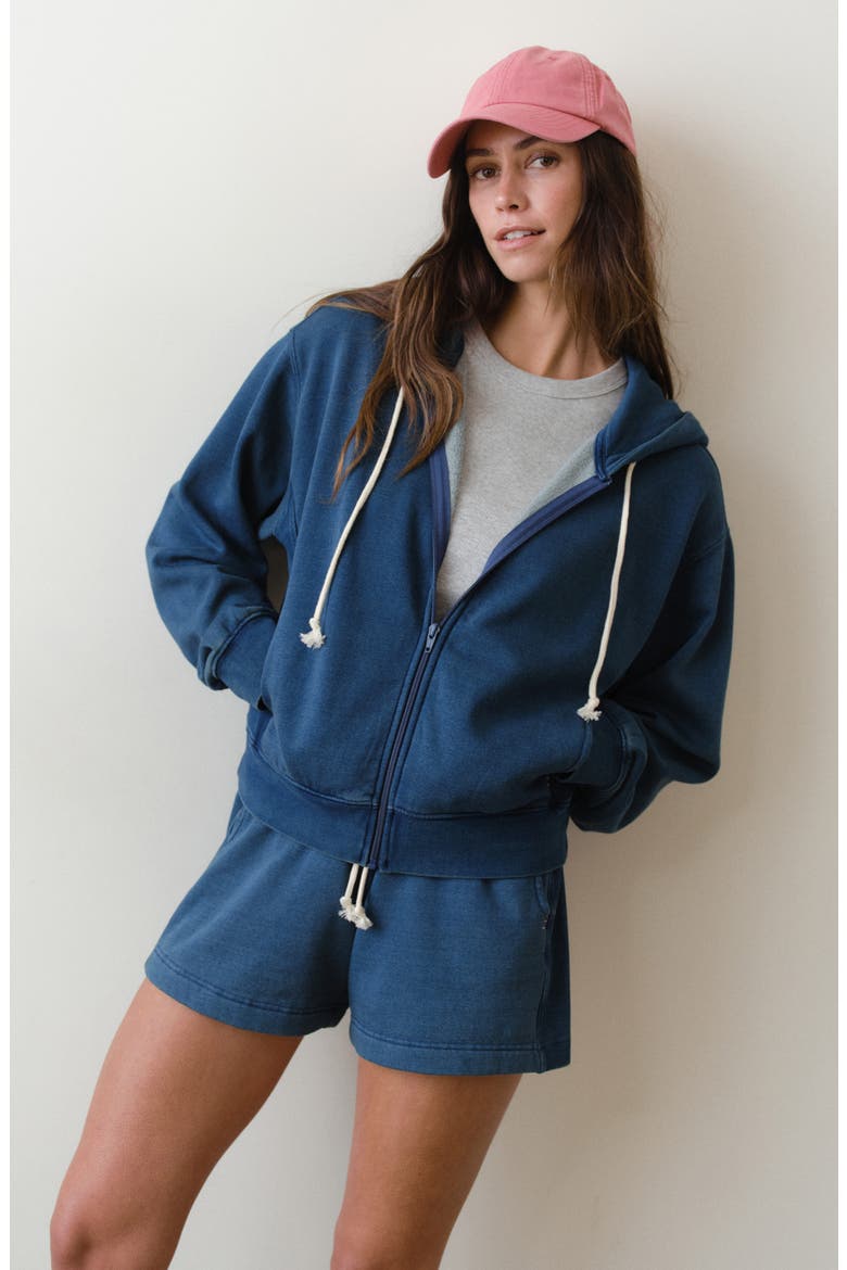 Cloud 9 Fleece Zip Hoodie, Alternate, color, INDIGO