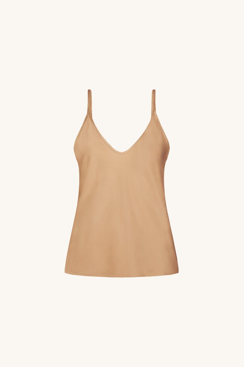 Yara Silk Camisole, Alternate, color, Mocha