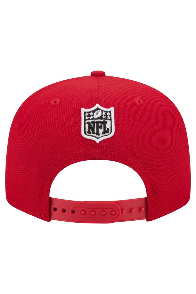 Men's New Era  Red Atlanta Falcons 9FIFTY Snapback Hat, Alternate, color, Red