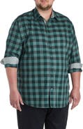 Synrgy by DXL Big & Tall Plaid Sport Shirt