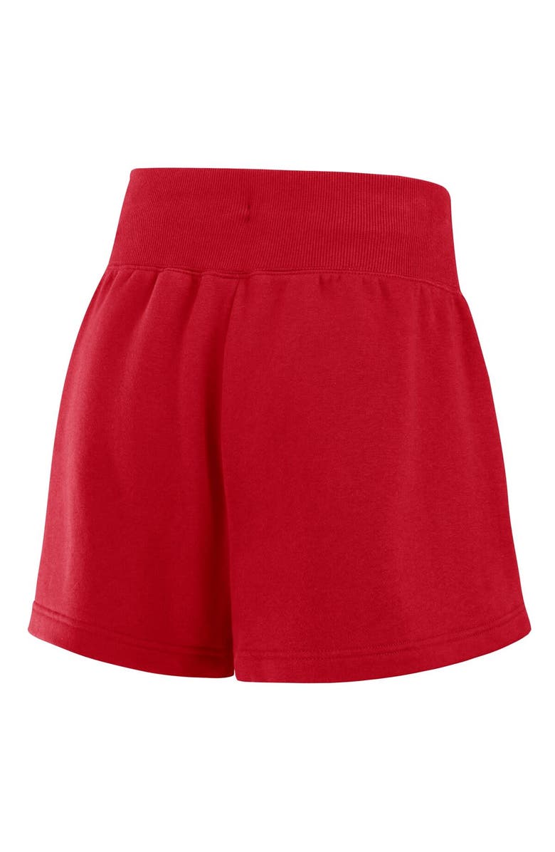 Nike Women's Nike Red/Royal Philadelphia Phillies Color-Block Phoenix Fleece Lounge Shorts, Alternate, color, Red