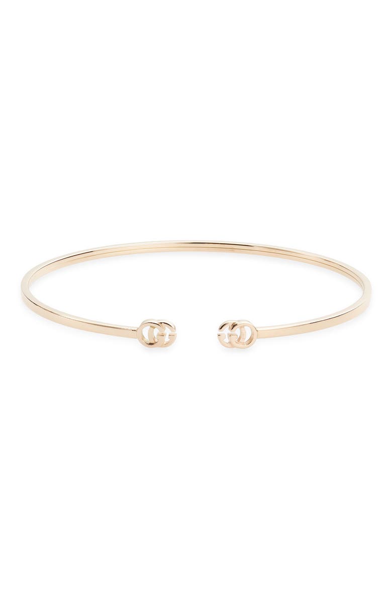 Running G Cuff Bracelet, Main, color, 18KP