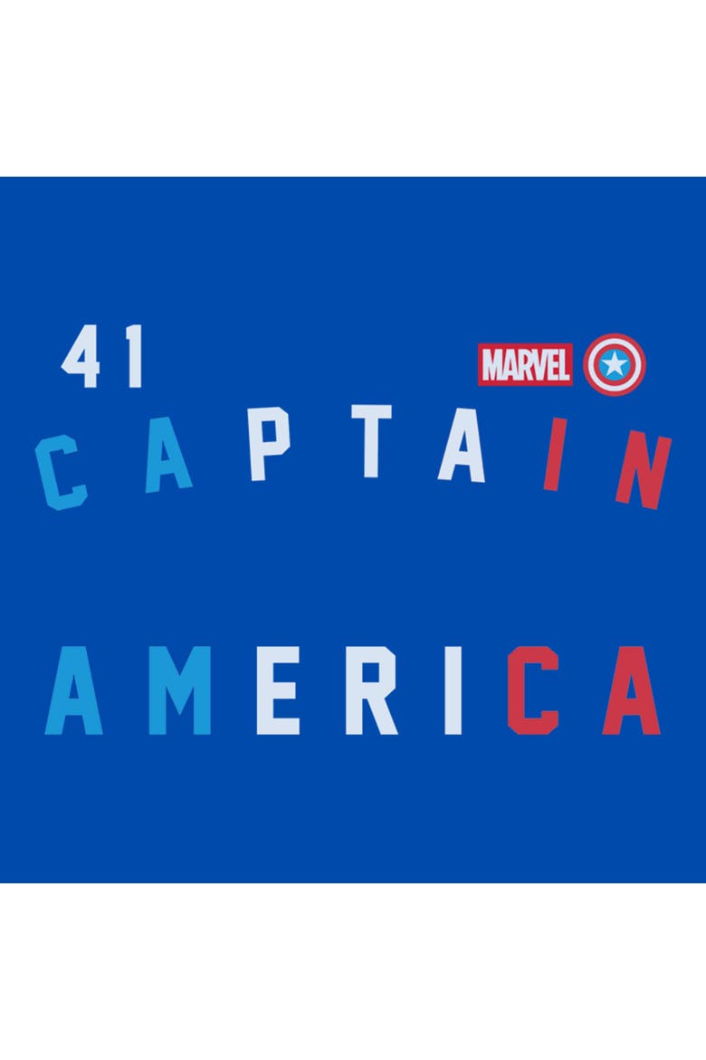 Boy's Marvel Forty One Captain  Graphic T-Shirt, Alternate, color, Royal Blue