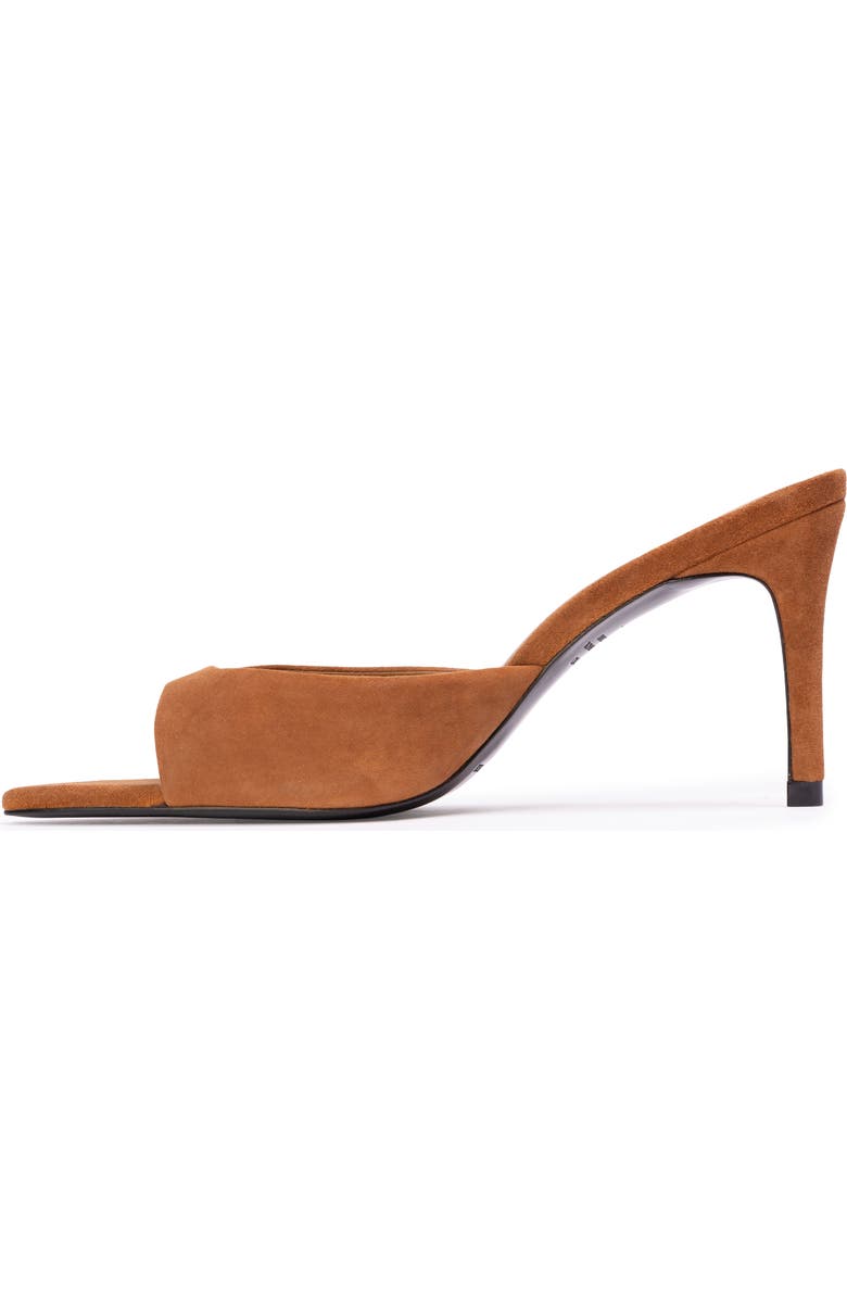 BLACK SUEDE STUDIO Brea 80 Suede Mule, Alternate, color, Caramel Suede