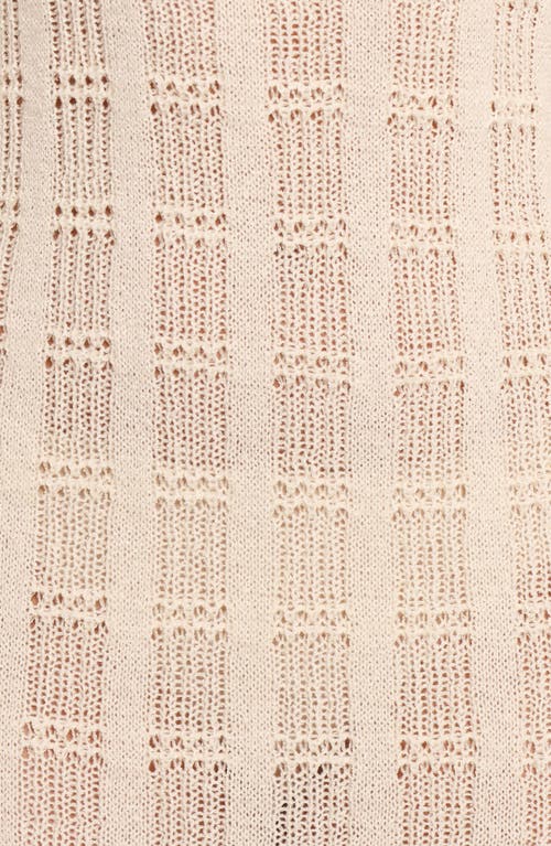 Petal And Pup Petal & Pup Colter Rib Long Sleeve Maxi Sweater Dress In Neutral