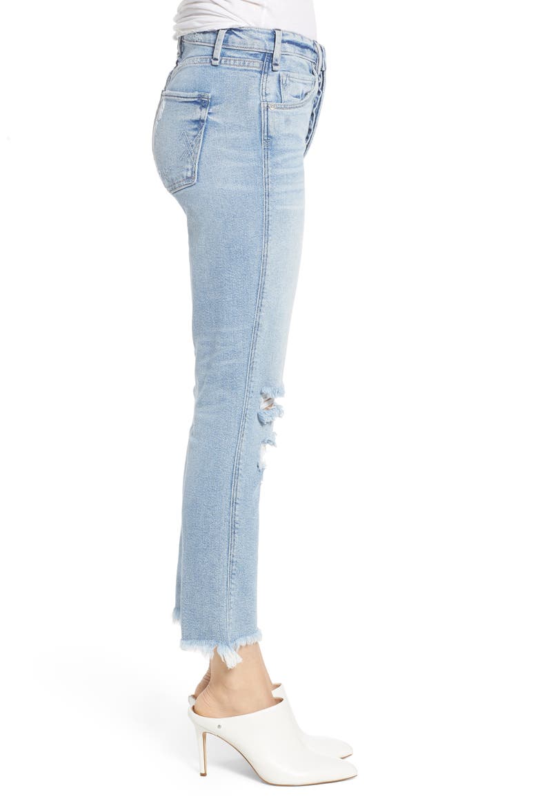 Valetta High Waist Crop Straight Leg Jeans, Alternate, color, ELSA