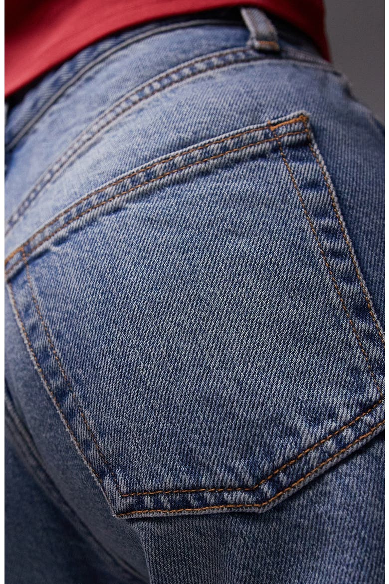 Kort High Waist Wide Leg Jeans, Alternate, color, MEDIUM BLUE