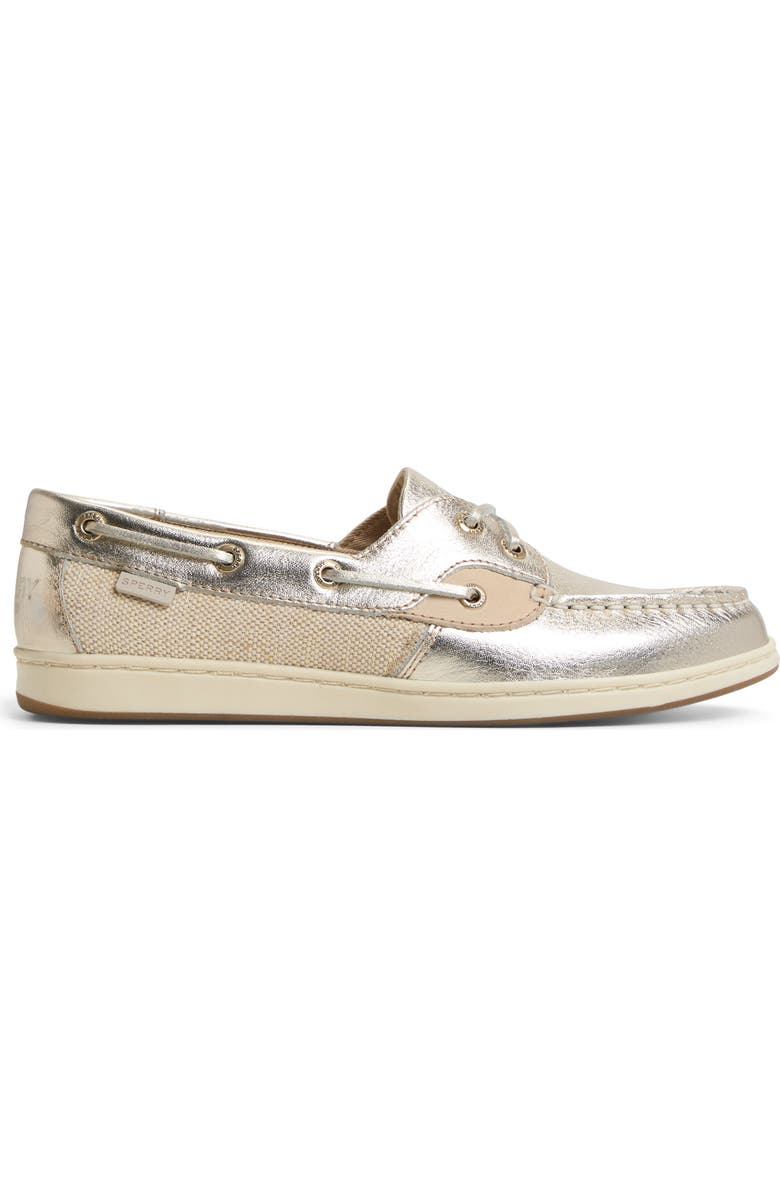 Sperry Coastfish 2-Eye Boat Shoe, Alternate, color, Gold