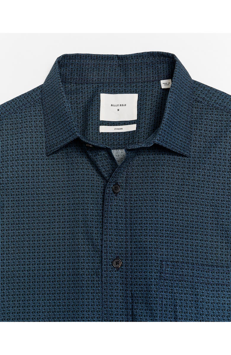 Billy Reid Tuscumbia Standard Fit Short Sleeve Cotton Button-Up Shirt, Alternate, color,