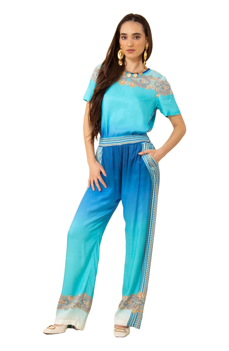 Hale Bob Raelynn Twill Pant, Main, color, 