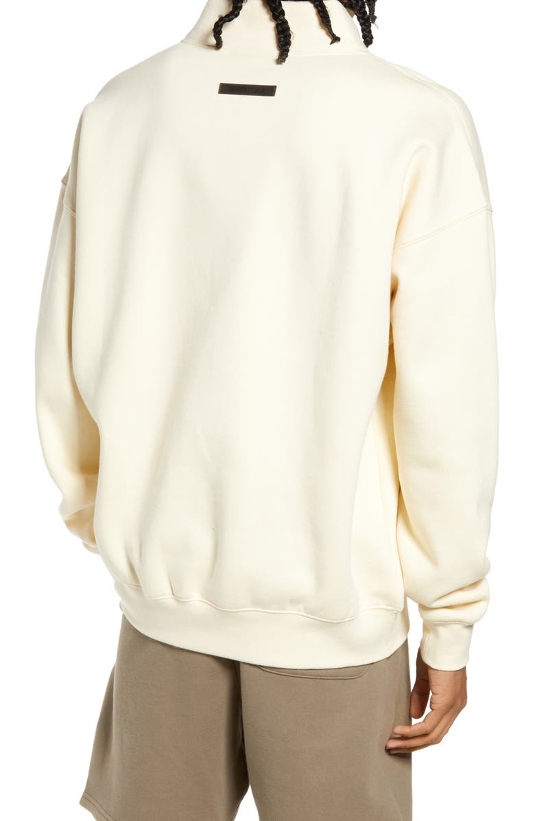PacSun Fear of God Essentials Unisex Logo Mock Neck Sweatshirt, Alternate, color, 