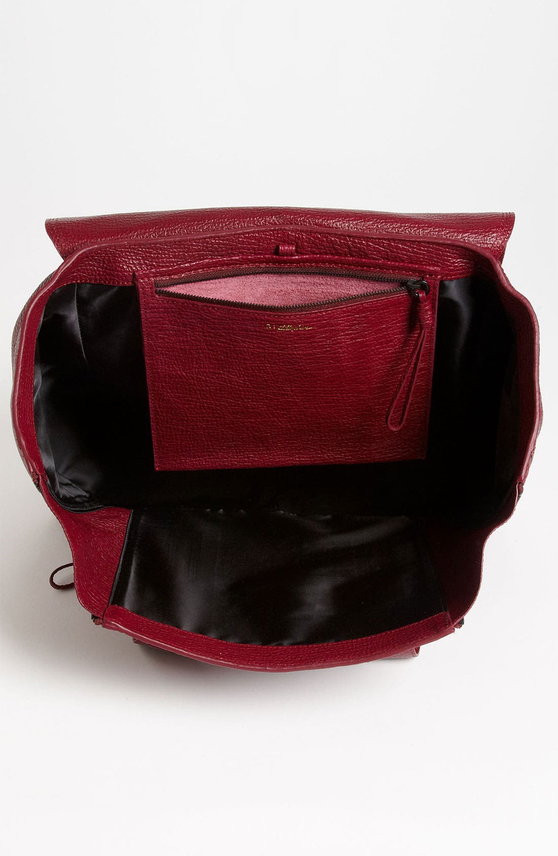 'Pashli' Leather Satchel, Alternate, color, AUBERGINE