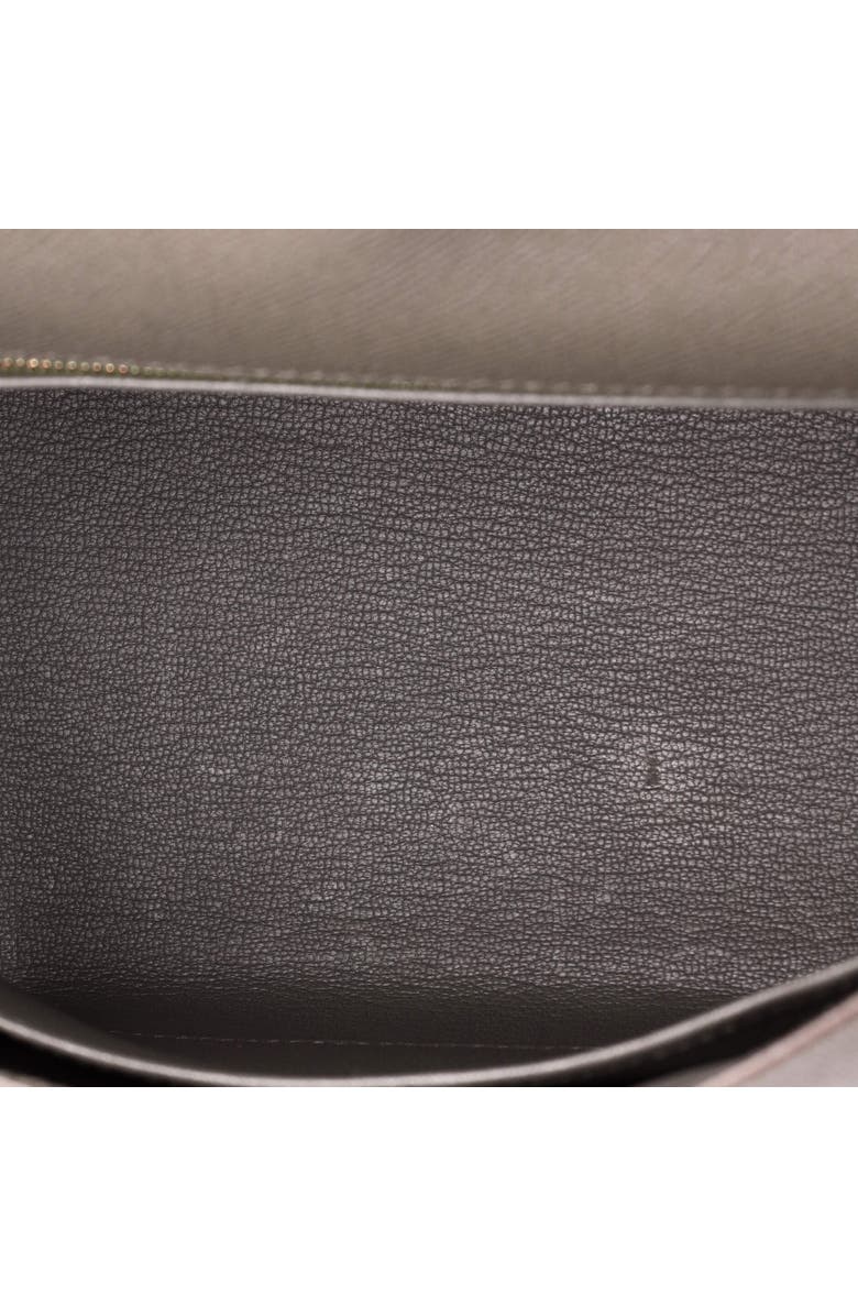 Pre-Owned Hermes Kelly Handbag Grey Epsom with Gold Hardware 25, Alternate, color,
