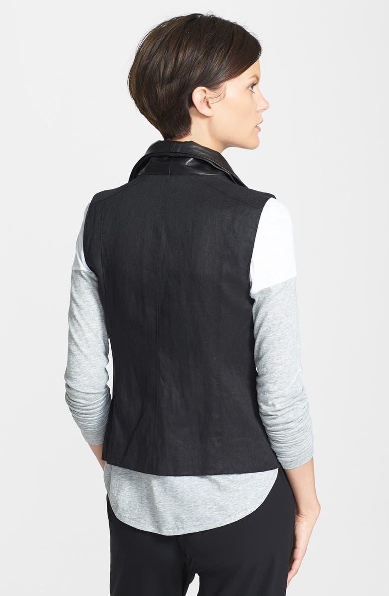 Vince Asymmetrical Vest, Alternate, color, 