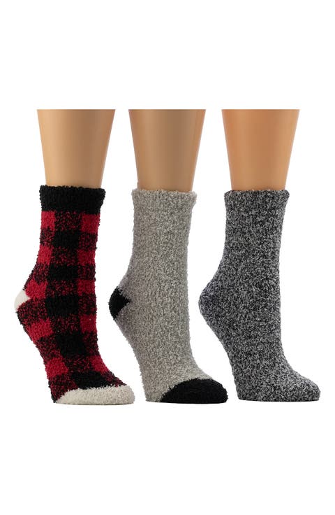 3-Pack Cozy Crew Socks