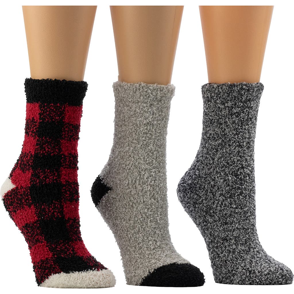 Cuddl Duds 3-pack Cozy Crew Socks In Multi