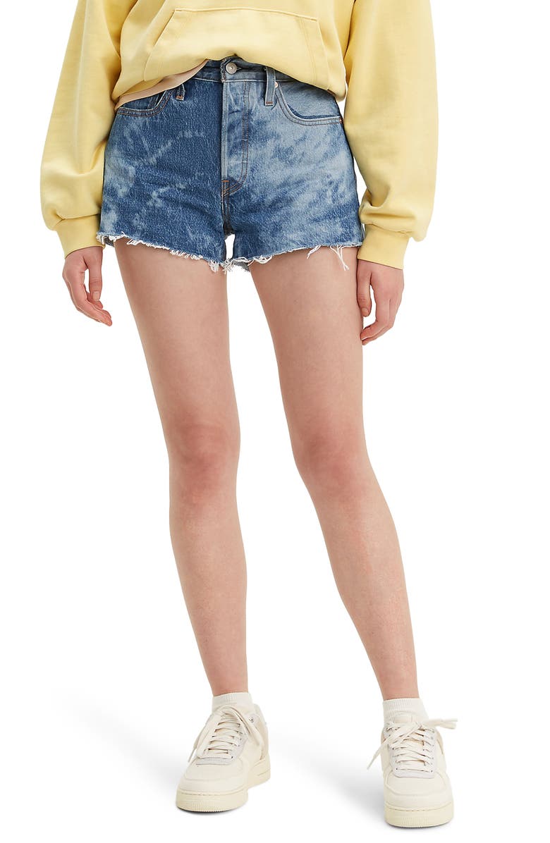 Levi's<sup>®</sup> 501<sup>®</sup> Original Cutoff Denim Shorts, Main, color,