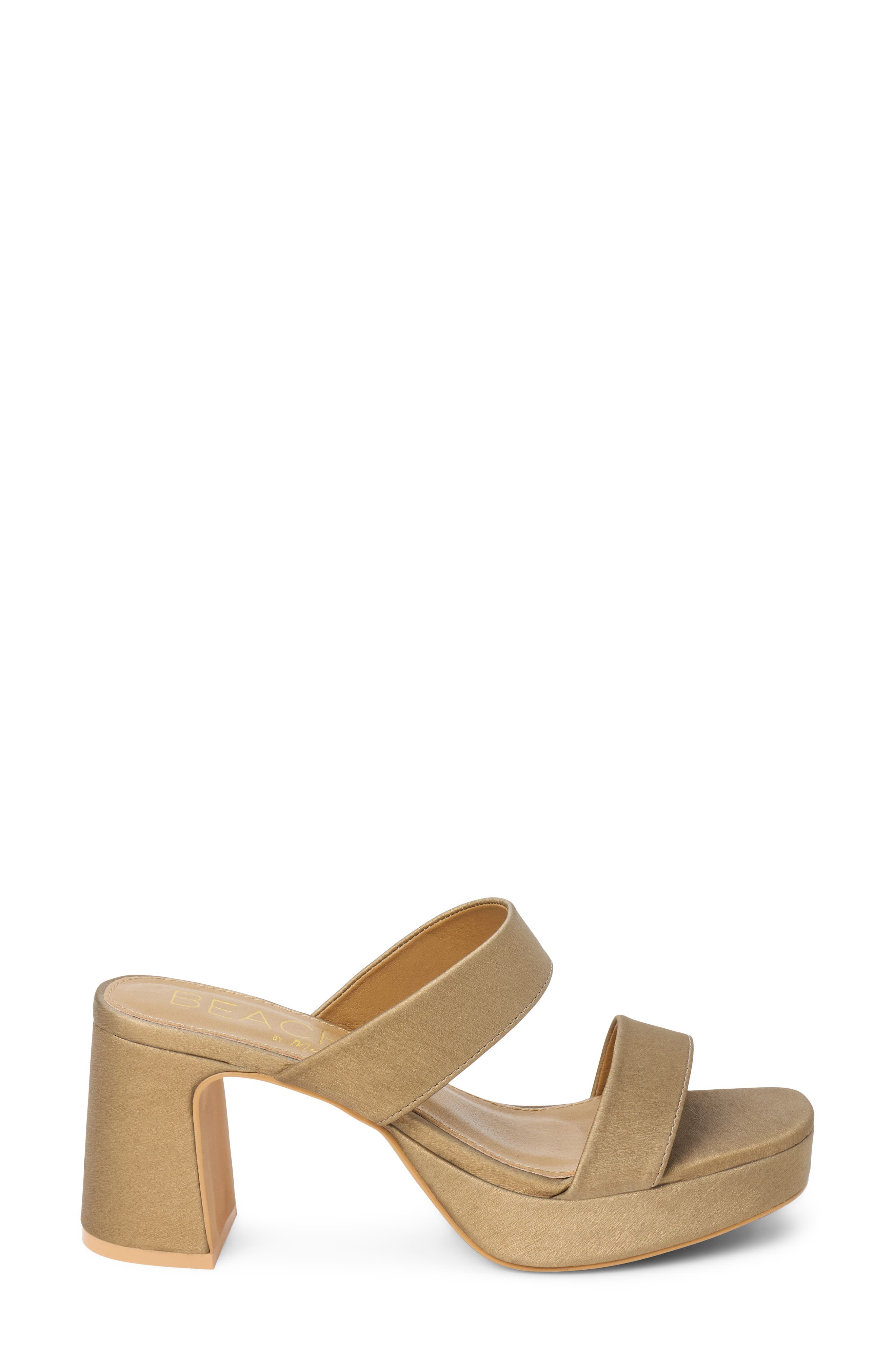 Delancey Platform Slide Sandal, Alternate, color, HONEY