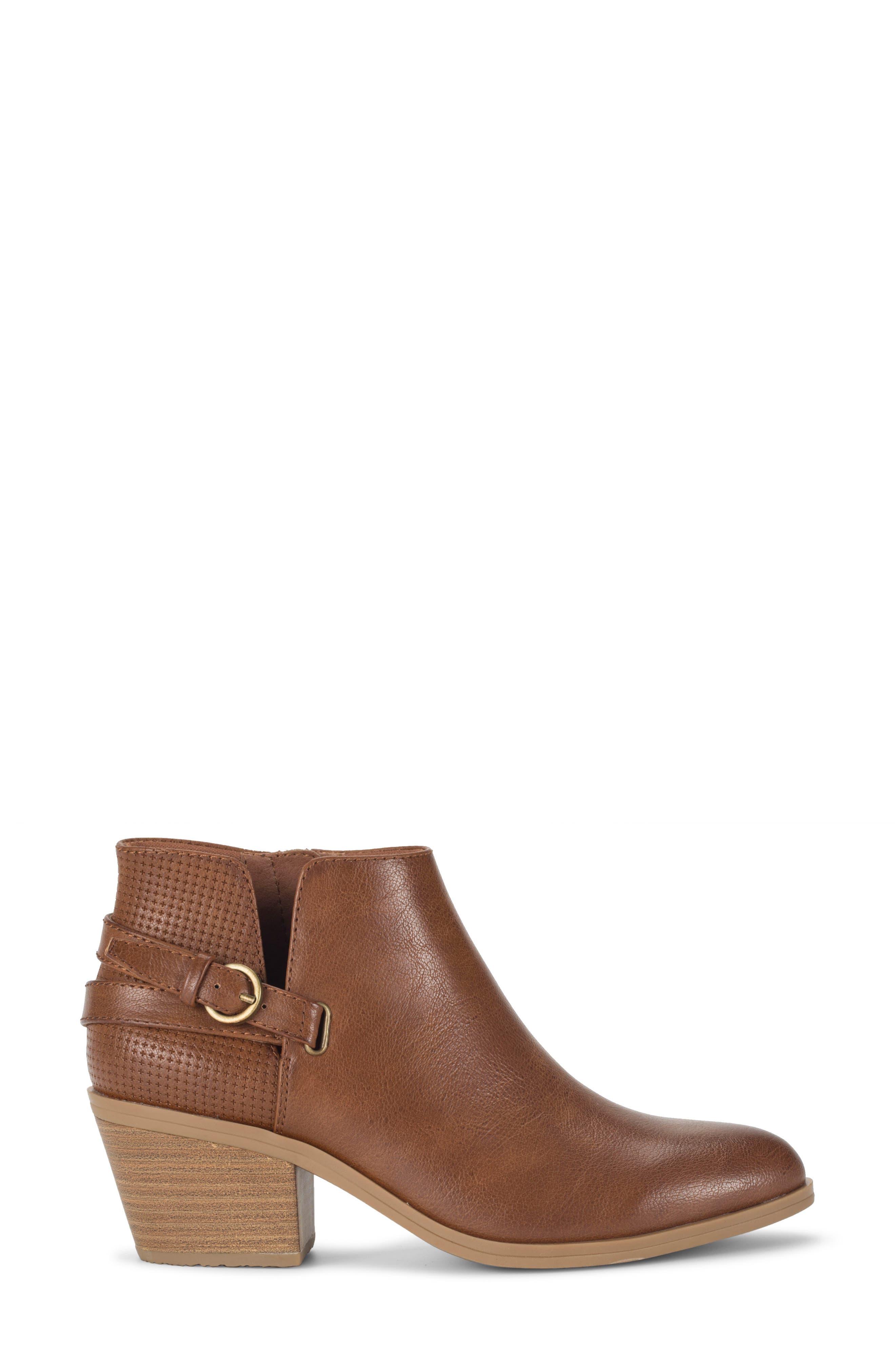 BARETRAPS Serenity Faux Leather Bootie, Alternate, color, Walnut