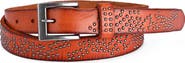 OLD TREND Stardust Genuine Leather Studded Vintage Finish Belt