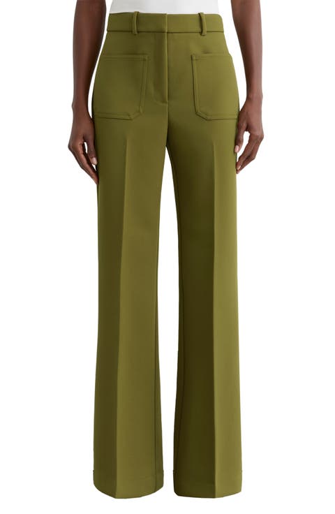 Priya Patch Pocket Wide Leg Pants