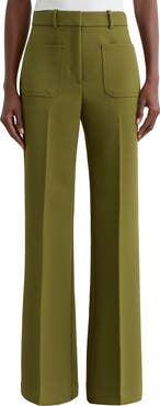 Reiss Priya Patch Pocket Wide Leg Pants