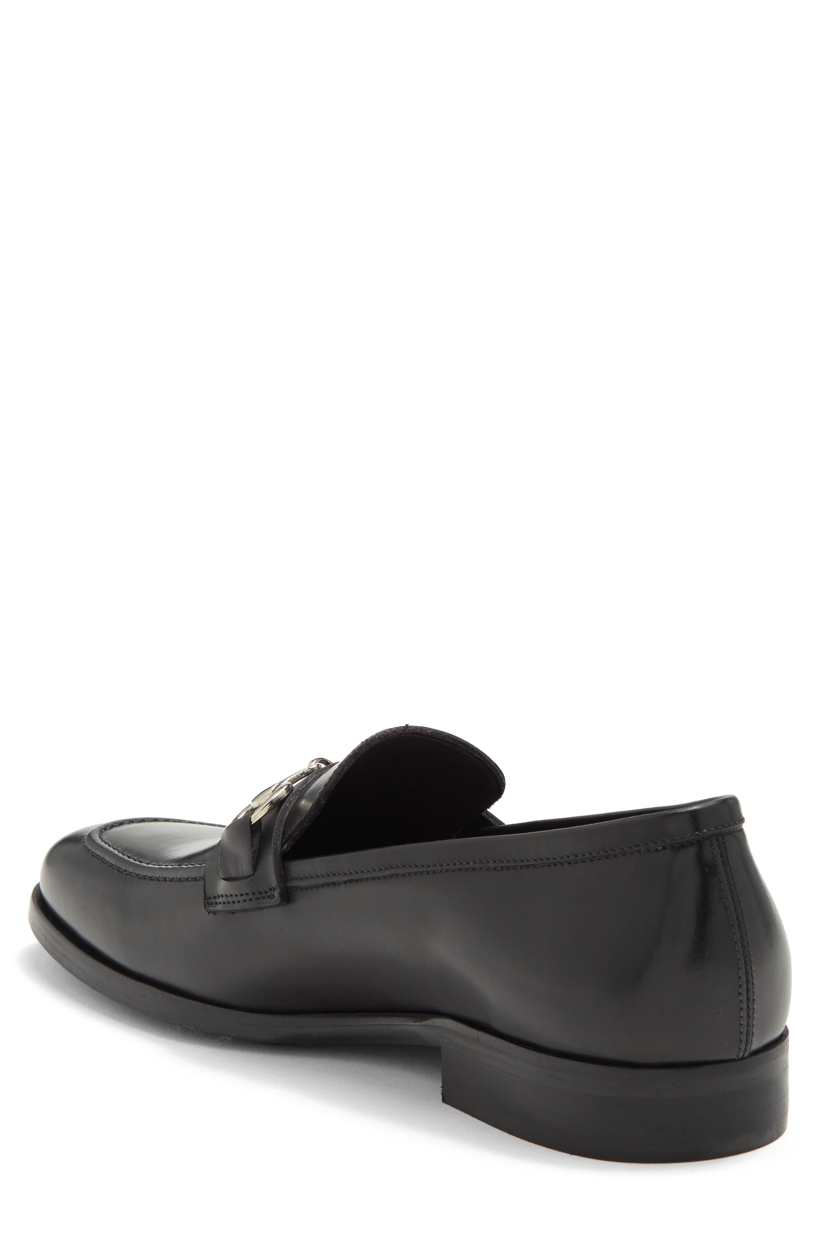 Bruno Magli Nino Horsebit Loafer, Alternate, color, Black