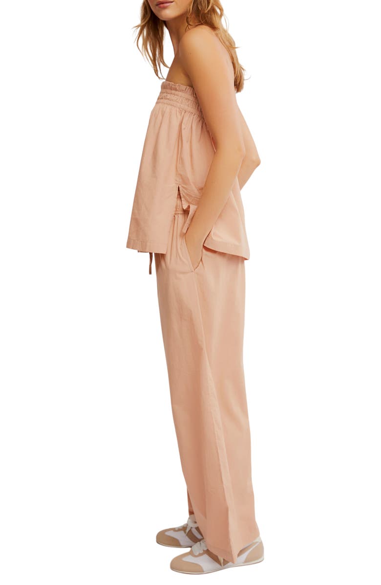 Free People Corfu Tube Top & Wide Leg Pants Set, Alternate, color, Tuscany